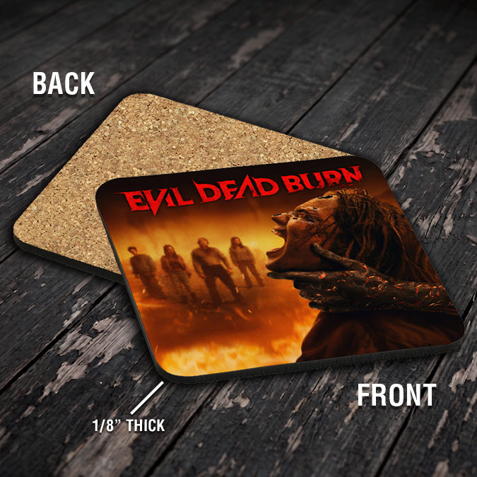 Evil Dead Burn Drink Coaster