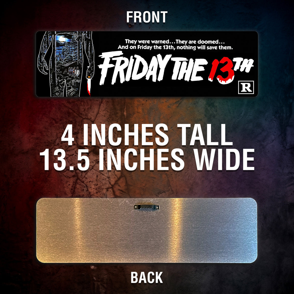 Friday the 13th Aluminum Street Sign