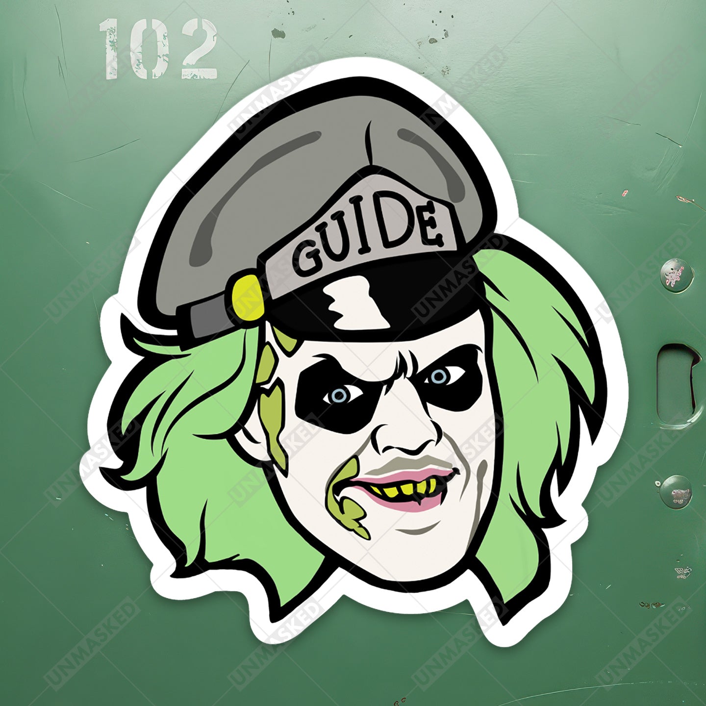 Beetlejuice Guide Sticker