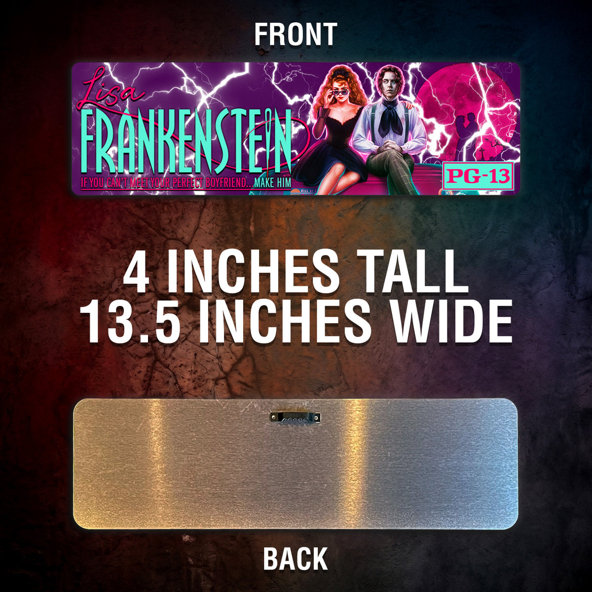 Lisa Frankenstein Aluminum Street Sign