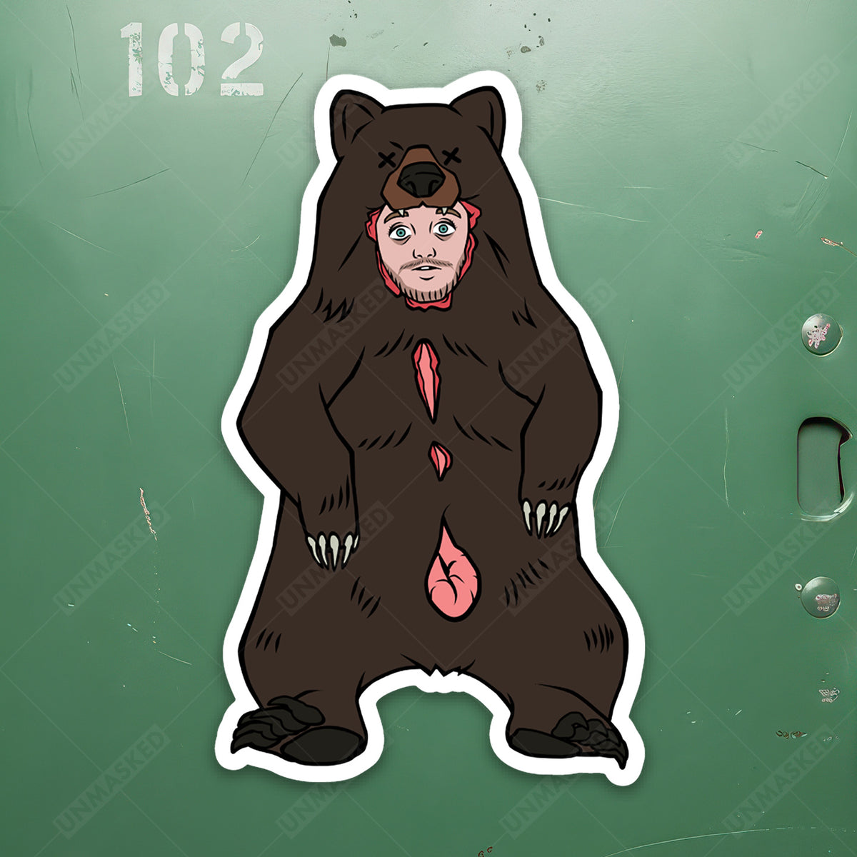 Midsommar Bear Suit Sticker