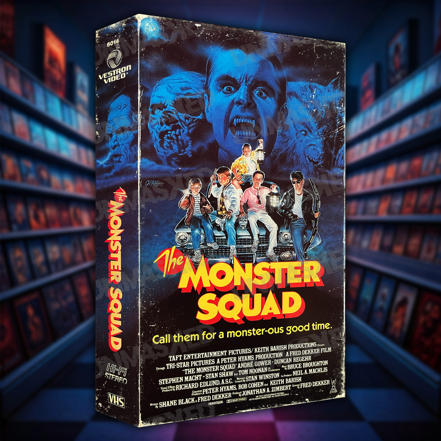 v/h/s monsters The Monster Squad Supersized VHS Wall Art – UNMASKED