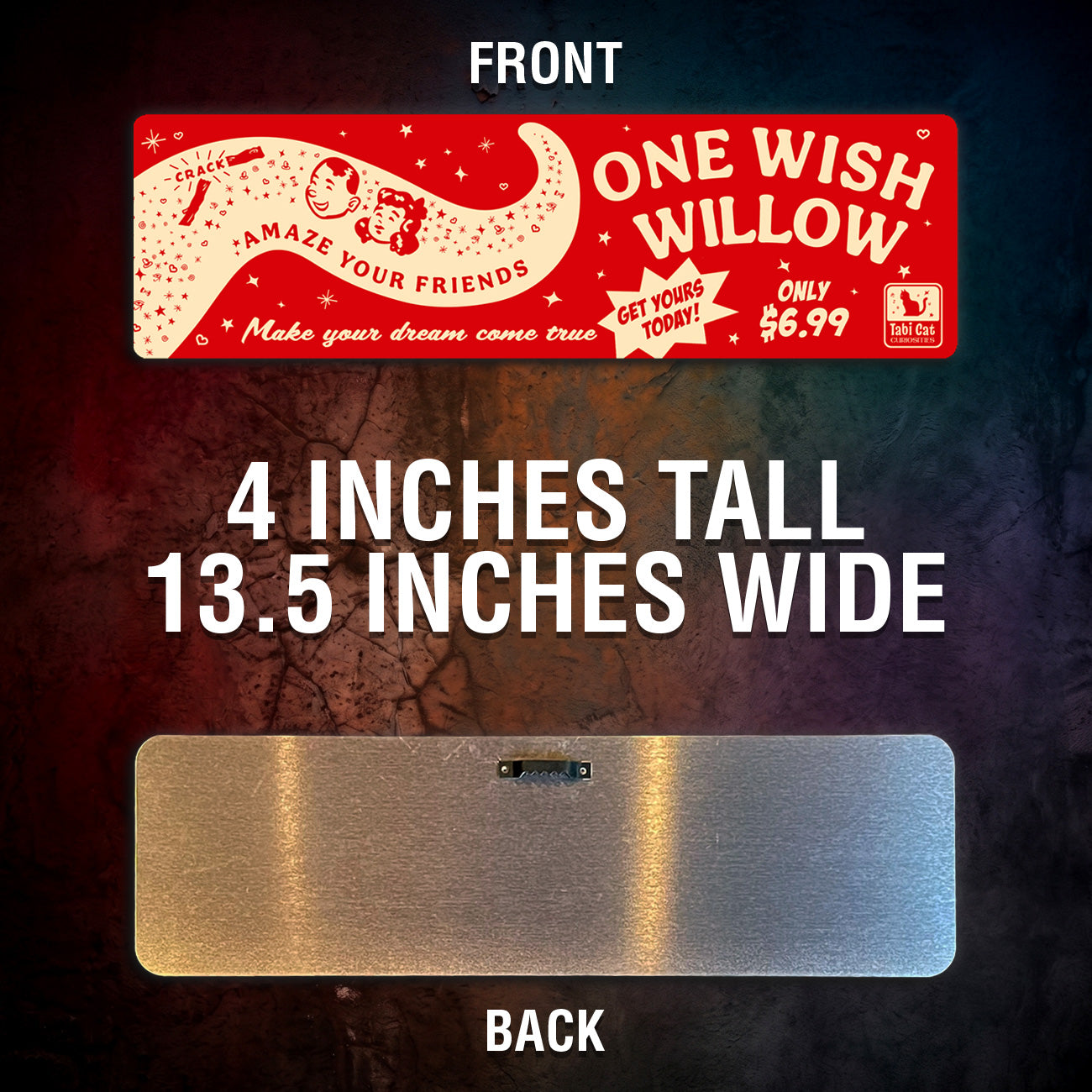 One Wish Willow Aluminum Street Sign