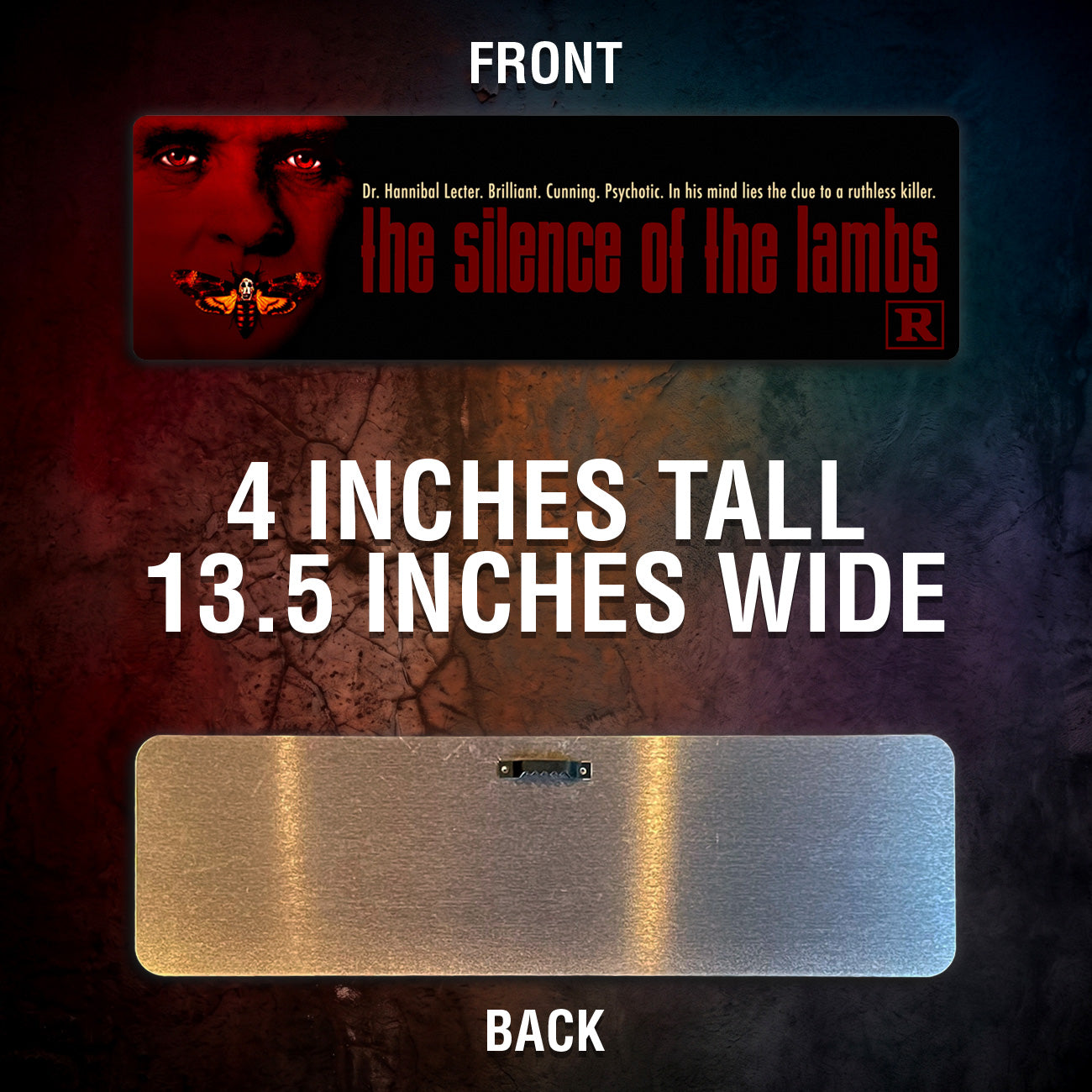 Silence of the Lambs Aluminum Street Sign