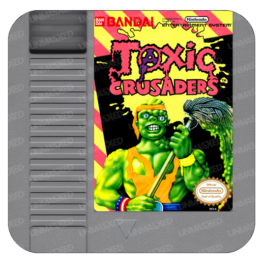 Toxic Crusaders NES Drink Coaster