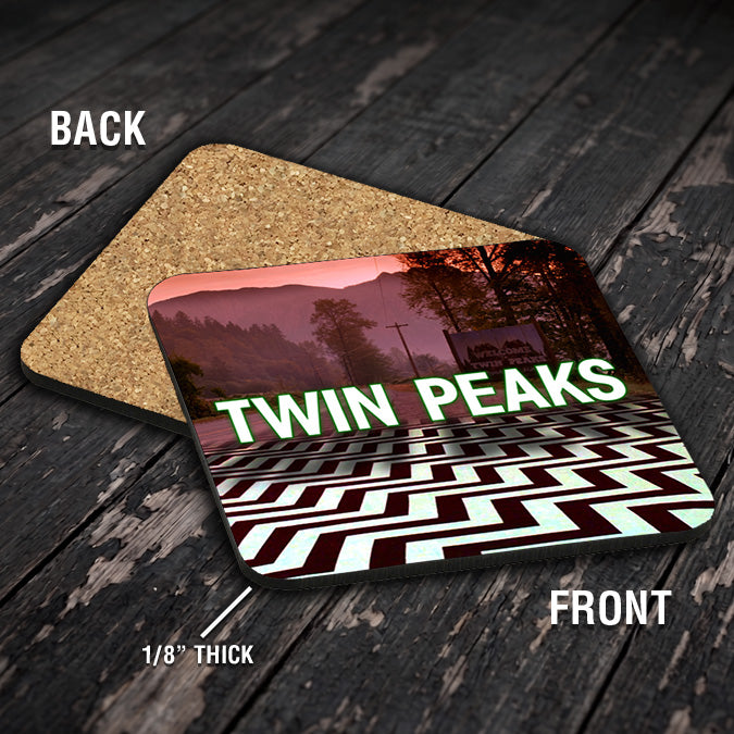 Twin Peaks Drink Coaster