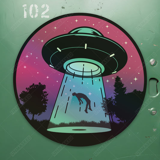 Holograhic Abduction Sticker