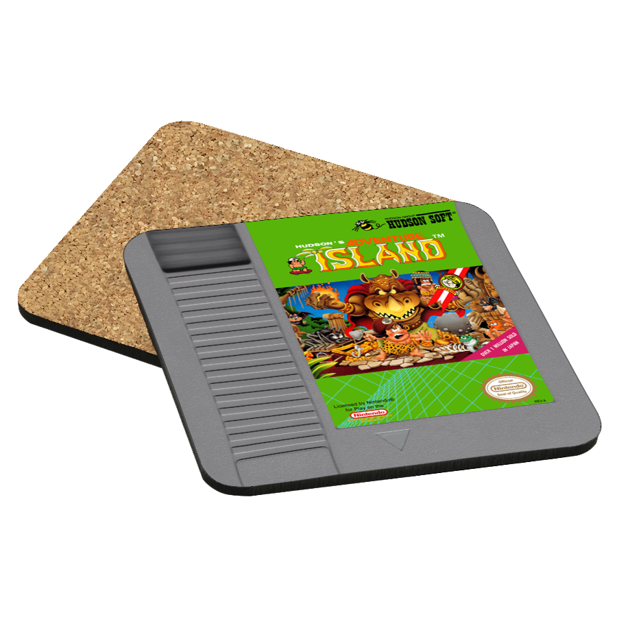 Adventure Island NES Drink Coaster