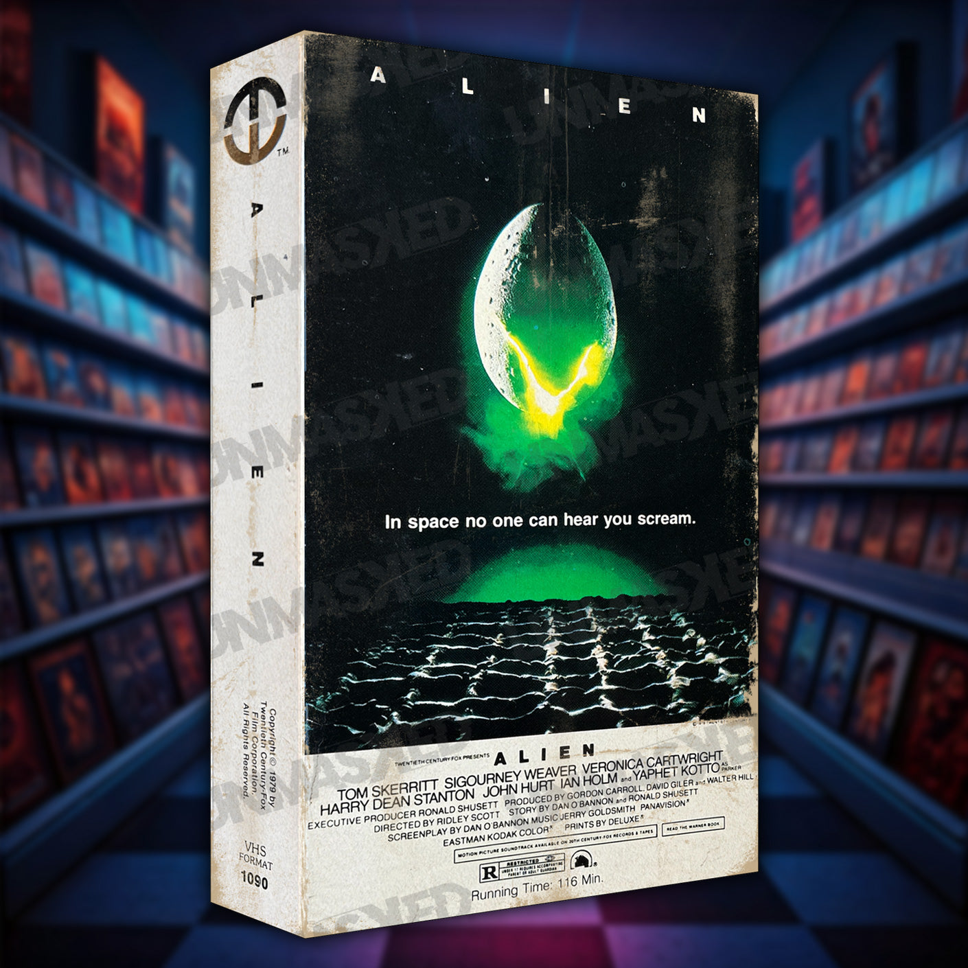Alien Supersized VHS Wall Art – UNMASKED