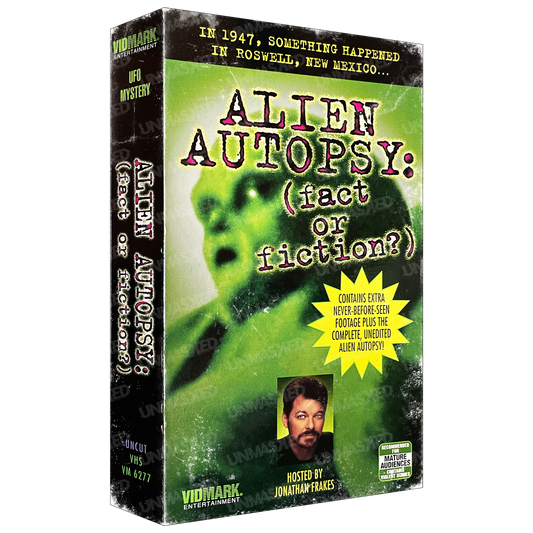 Alien Autopsy Oversized VHS Plaque