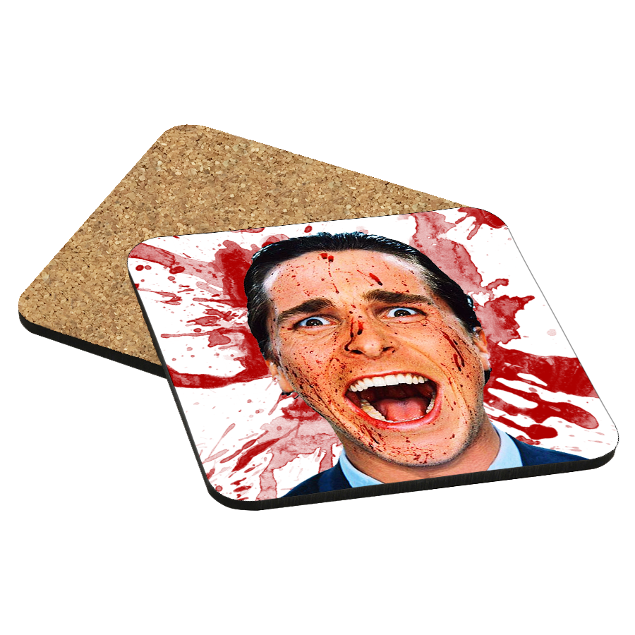 American Psycho Patrick Bateman Drink Coaster