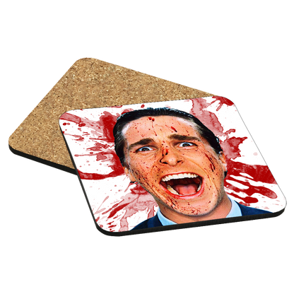 American Psycho Patrick Bateman Drink Coaster