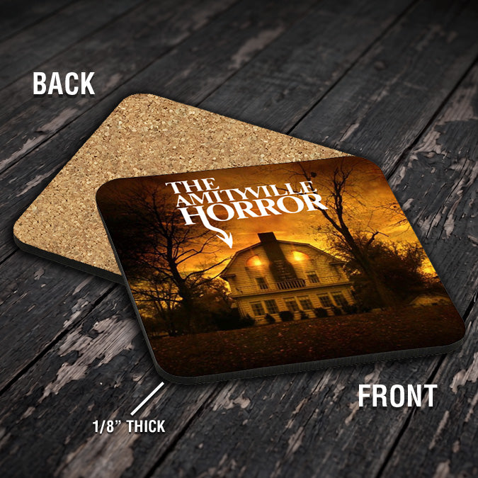 The Amityville Horror Drink Coaster
