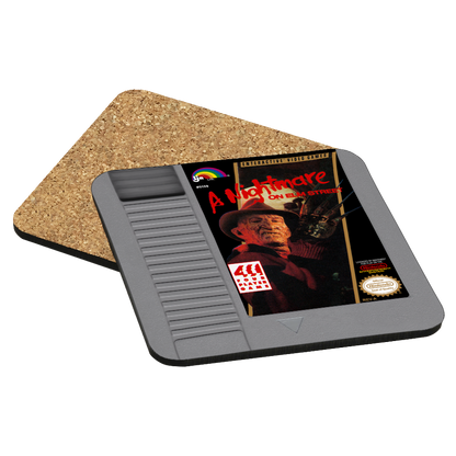 A Nightmare on Elm Street NES Drink Coaster