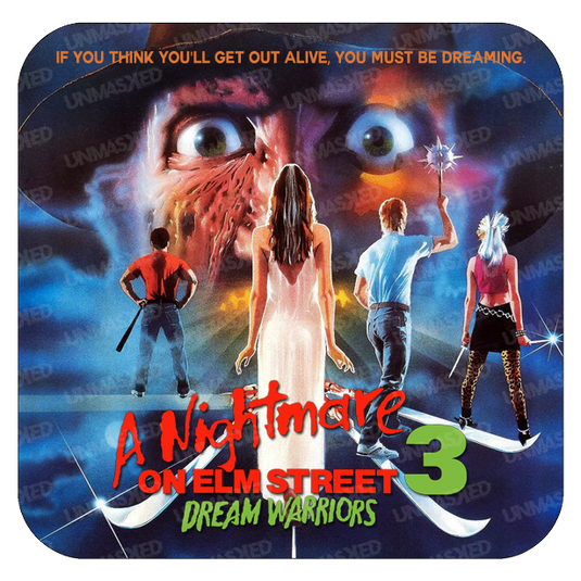 A Nightmare on Elm Street 3 Drink Coaster