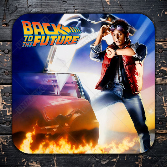 Back to the Future Drink Coaster