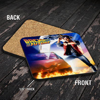 Back to the Future Drink Coaster