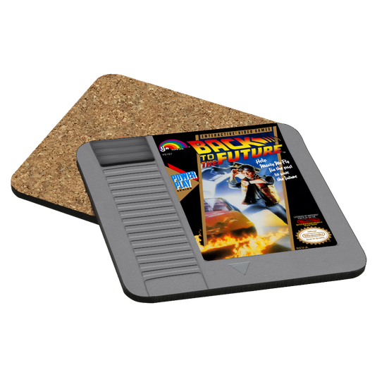 Back to the Future NES Drink Coaster