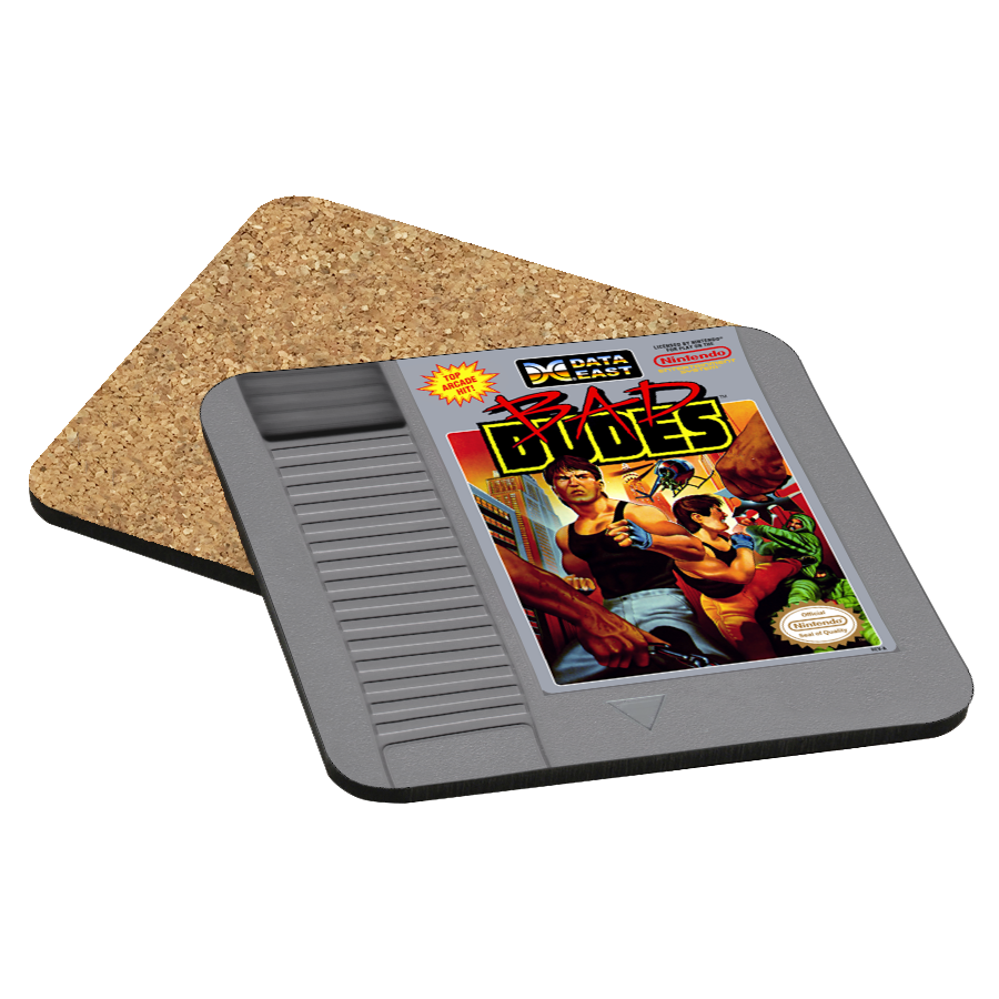 Bad Dudes NES Drink Coaster
