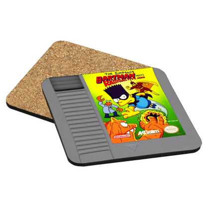 Bartman Meets Radioactive Man NES Drink Coaster