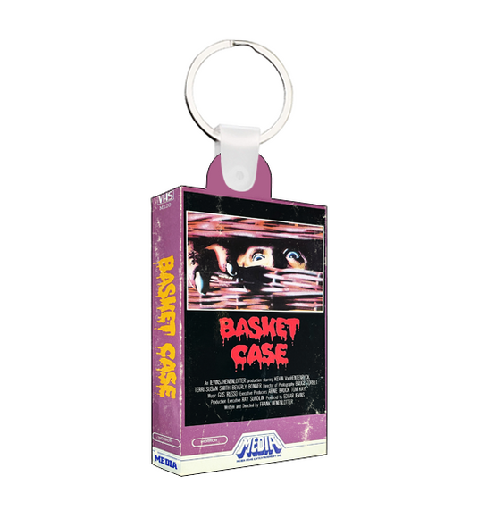 Basket Case Mini VHS Keychain