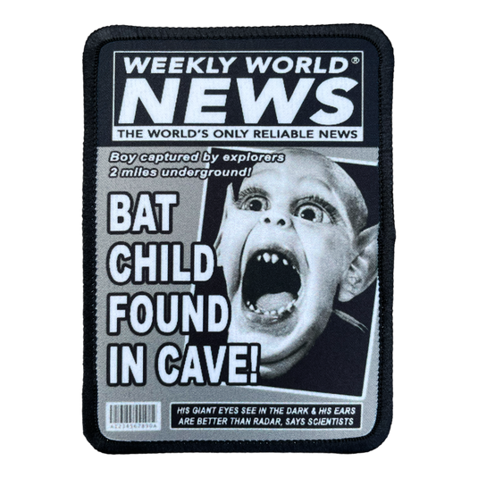 Weekly World News Bat Boy Iron-On Patch