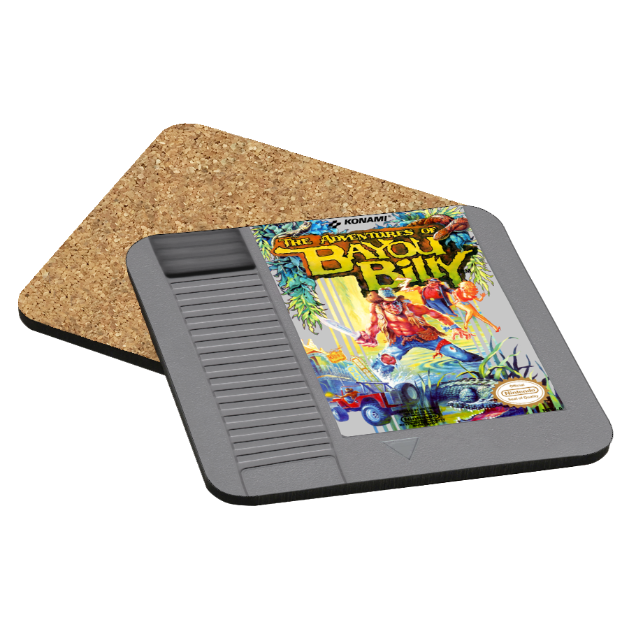 The Adventures of Bayou Billy NES Drink Coaster