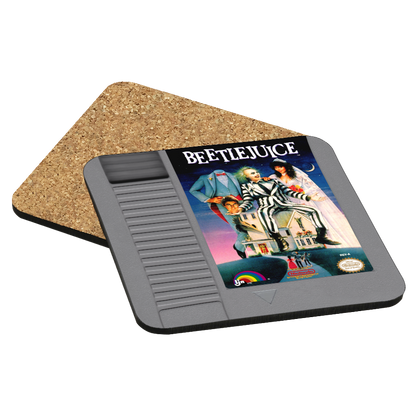 Beetlejuice NES Drink Coaster