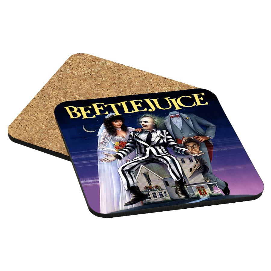 Beetlejuice Drink Coaster
