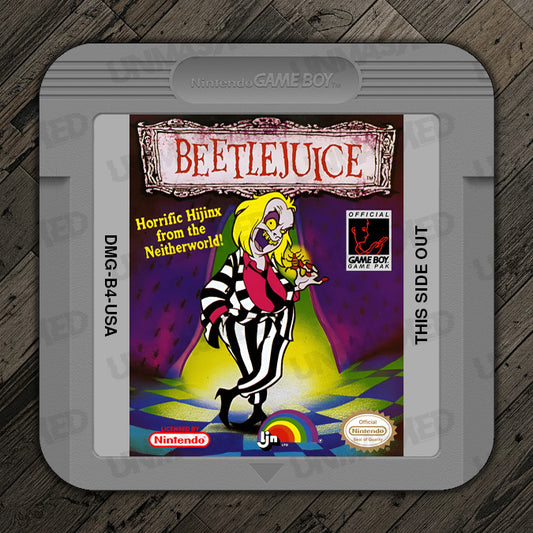 Beetlejuice Game Boy Drink Coaster