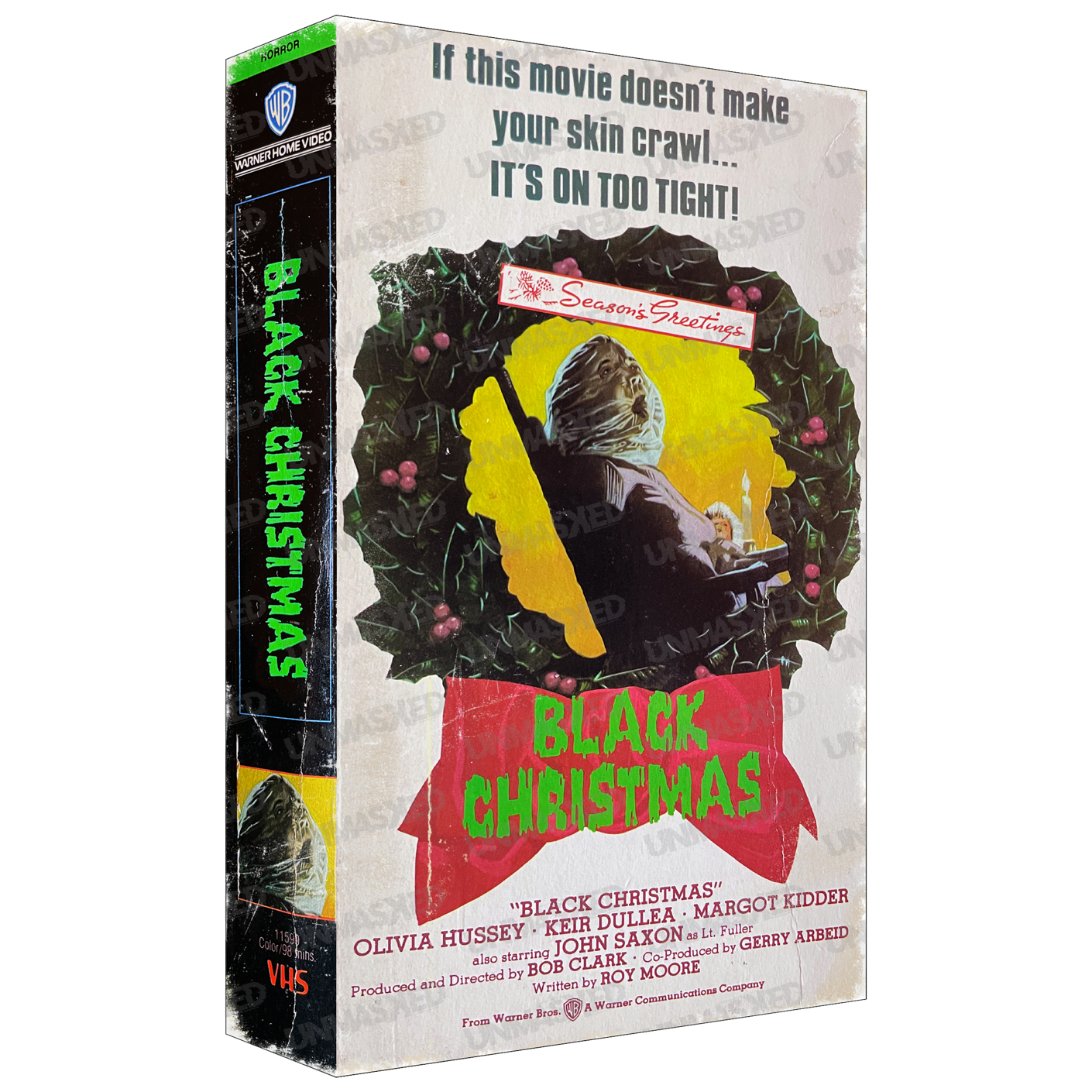 Black Christmas Oversized VHS Plaque