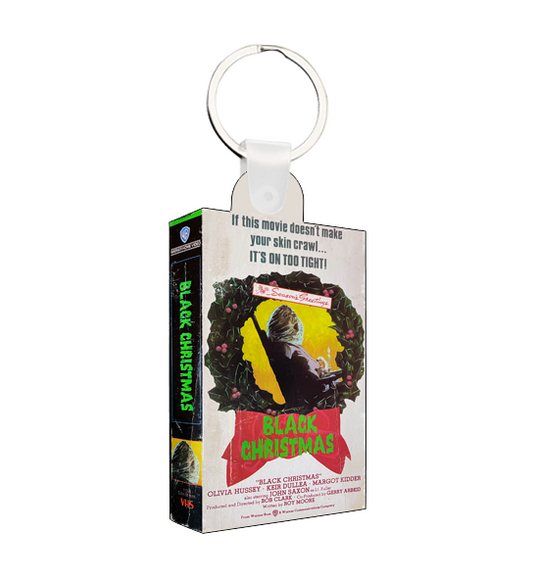 Black Christmas Mini VHS Keychain
