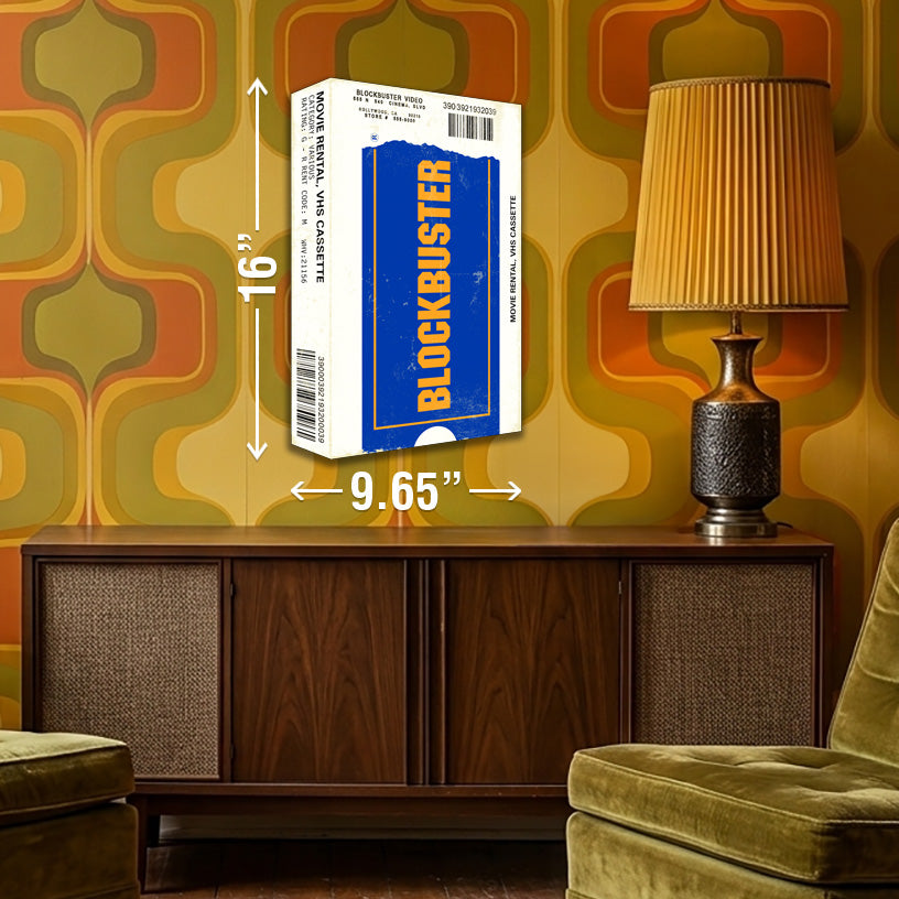 Blockbuster Supersized VHS Wall Art