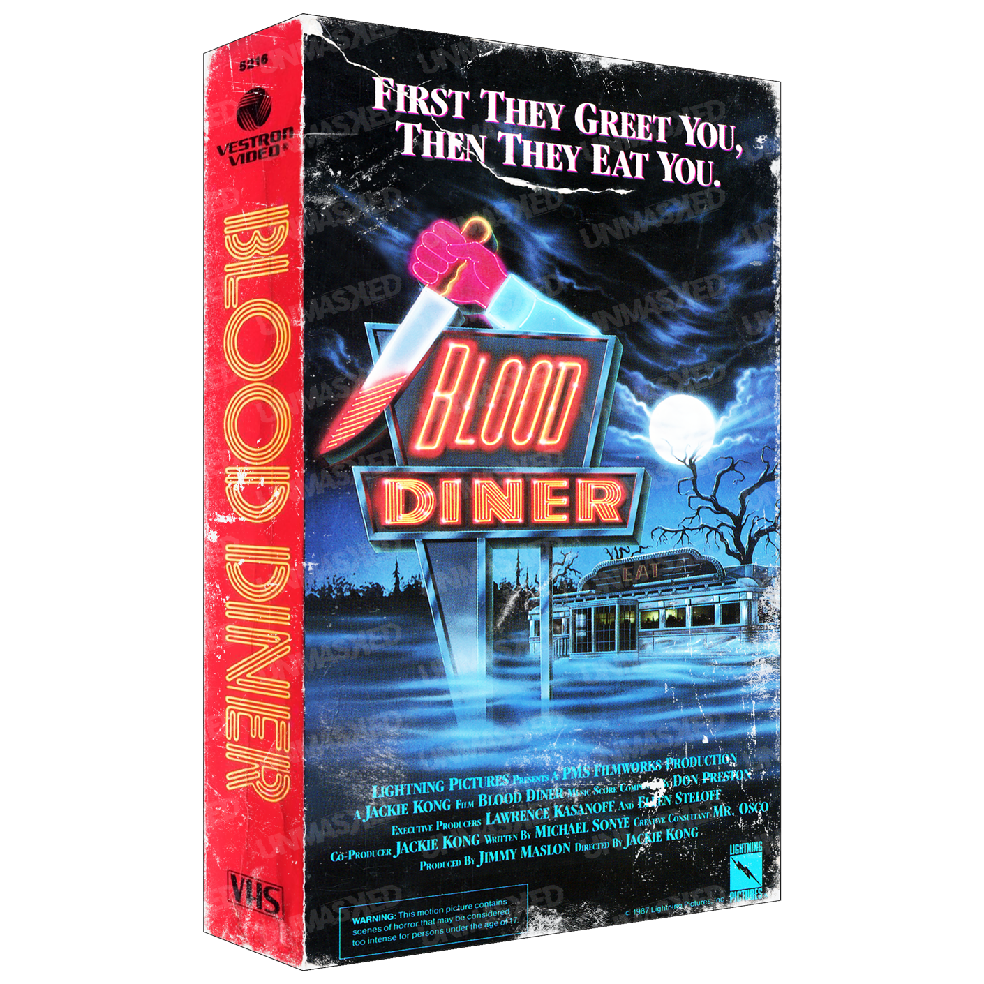 Blood Diner Oversized VHS Plaque