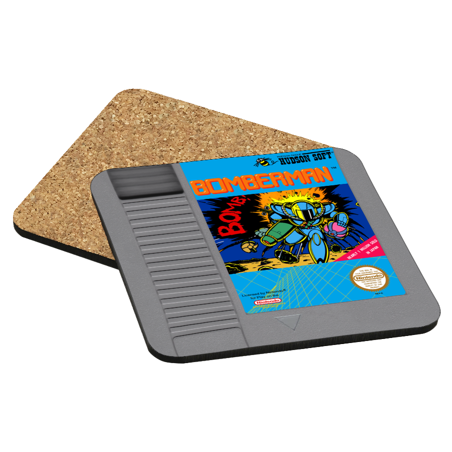 Bomberman NES Drink Coaster