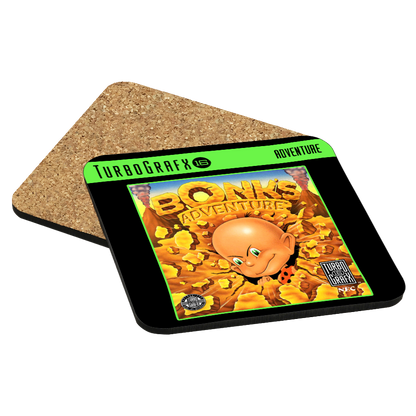 Bonk's Adventure TurboGrafx-16 Drink Coaster