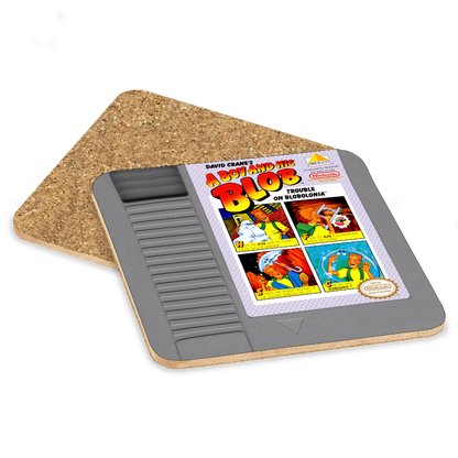 A Boy and His Blob NES Drink Coaster