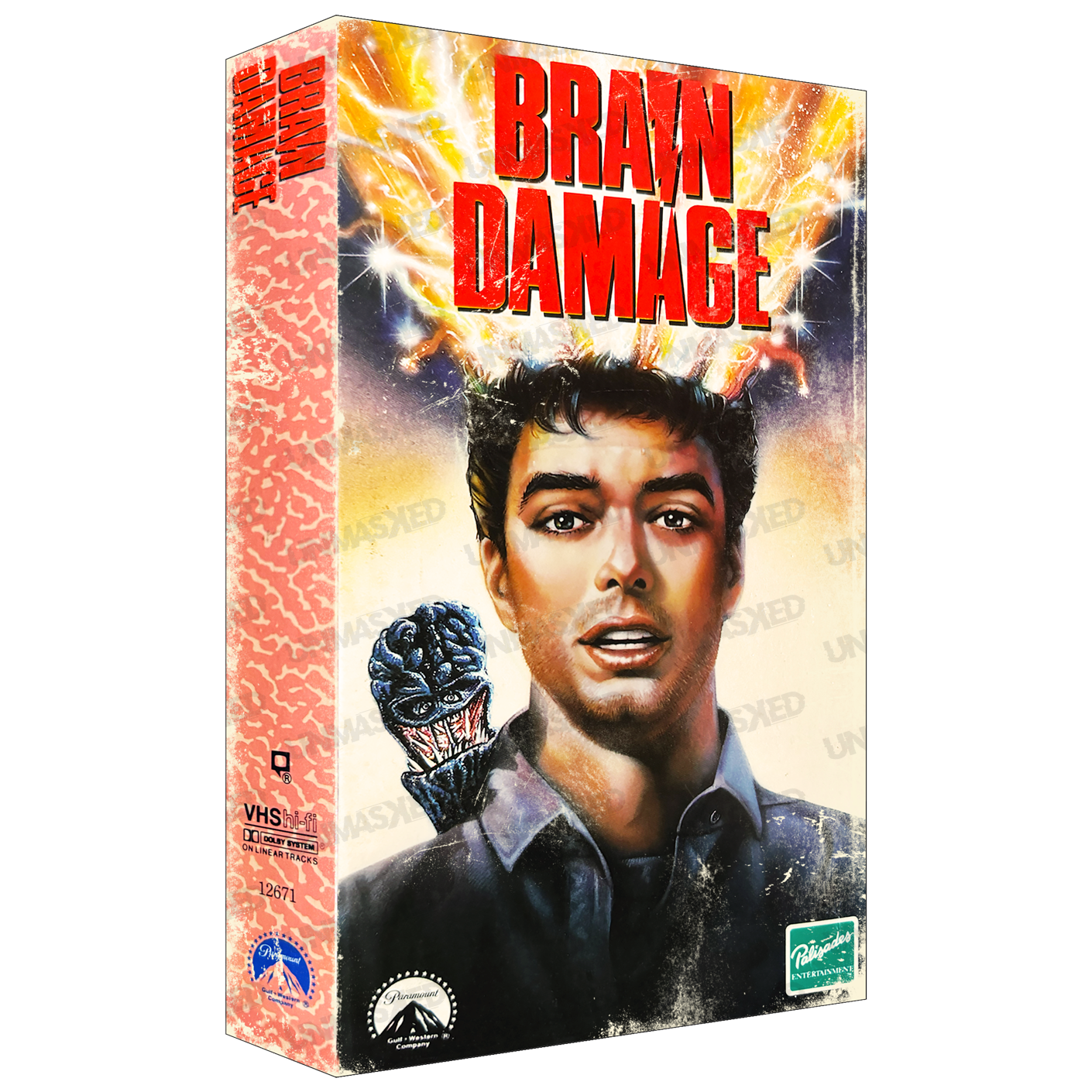 Brain Damage Oversized VHS Plaque – UNMASKED