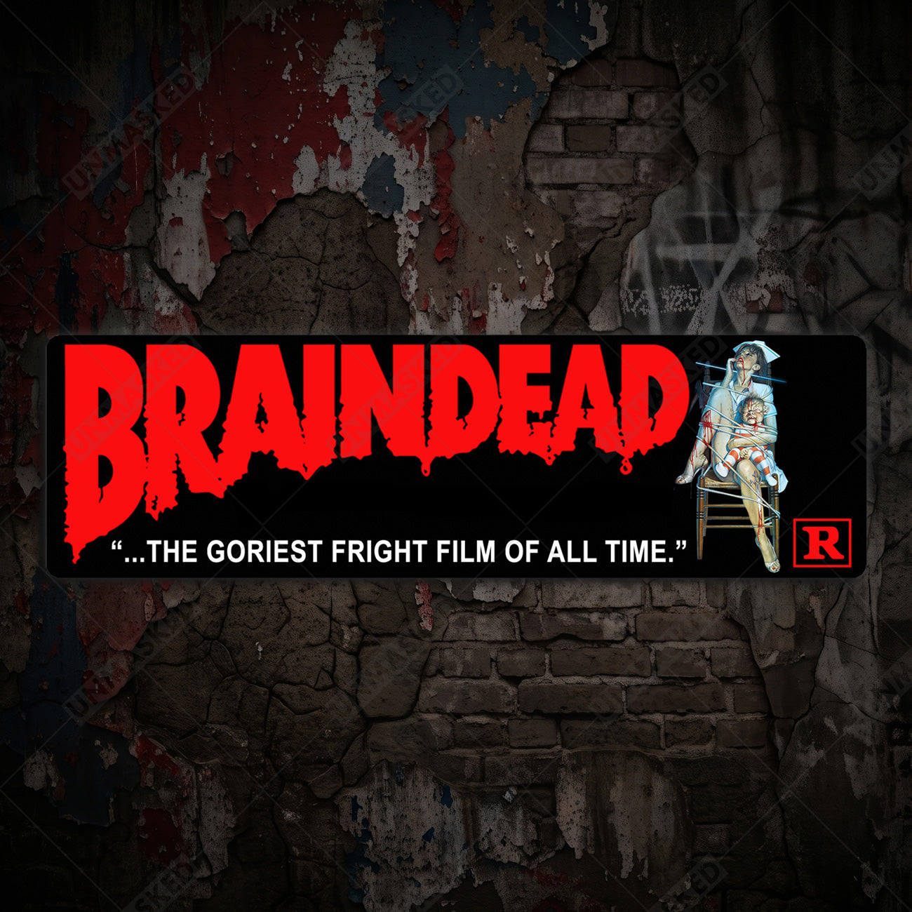 Braindead Aluminum Street Sign
