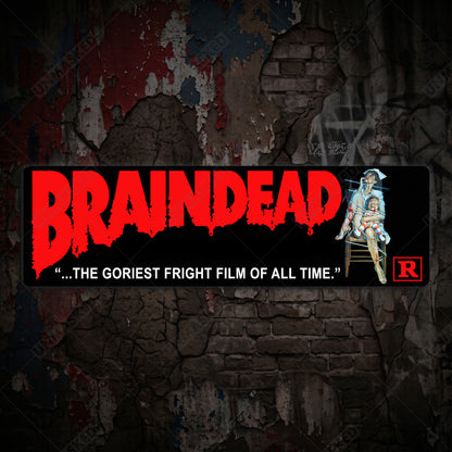 Braindead Aluminum Street Sign