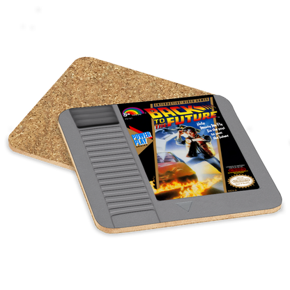 Back to the Future NES Drink Coaster