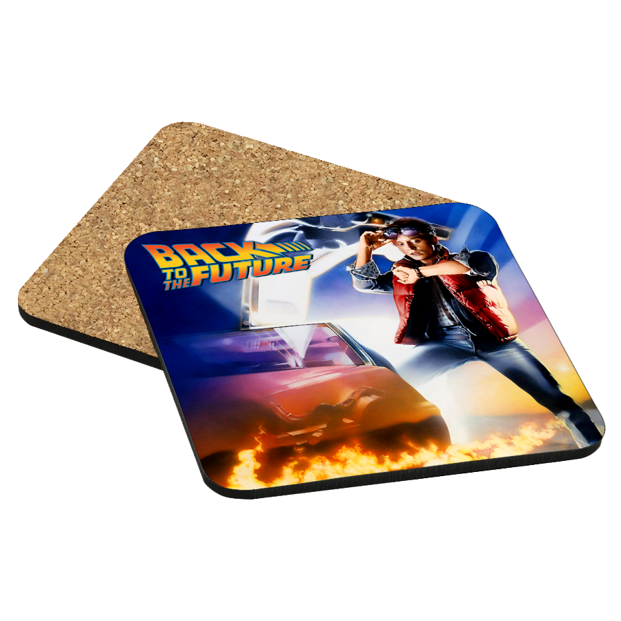 Back to the Future Drink Coaster