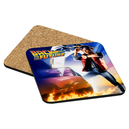 Back to the Future Drink Coaster
