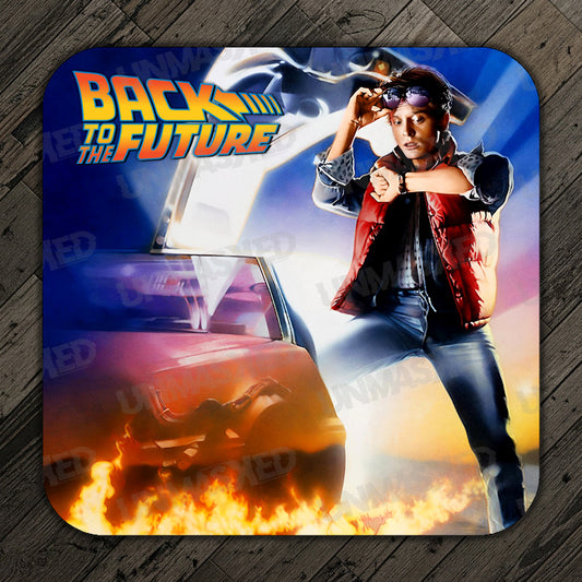 Back to the Future Drink Coaster