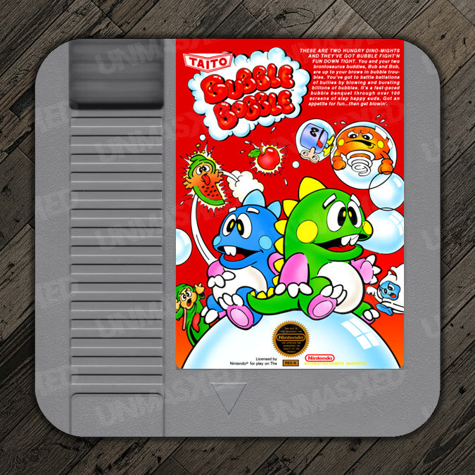 Bubble Bobble NES Drink Coaster