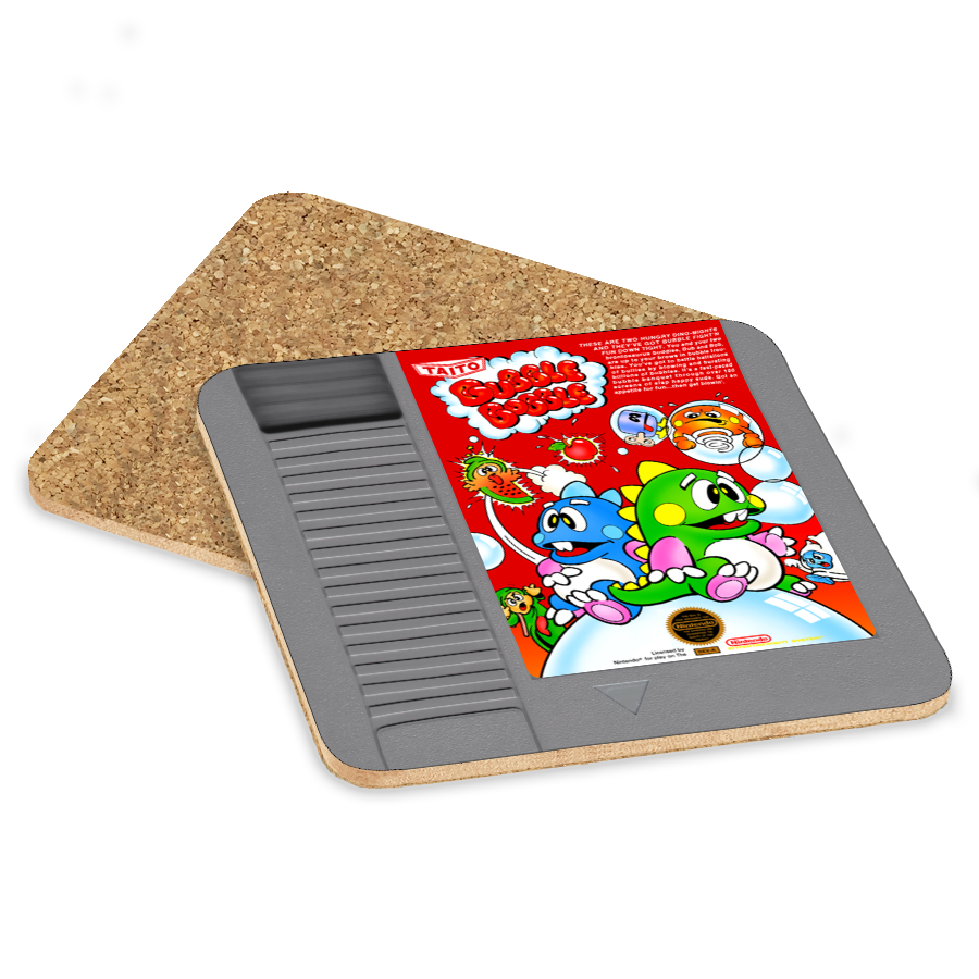 Bubble Bobble NES Drink Coaster