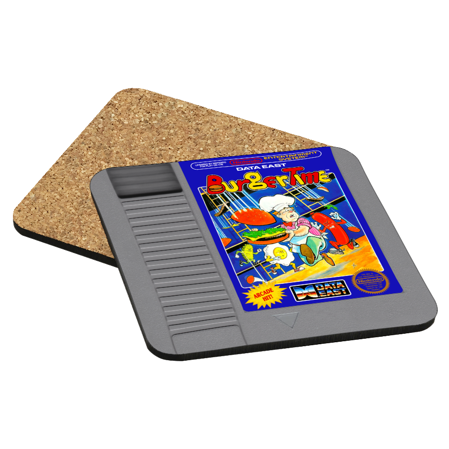 BurgerTime NES Drink Coaster