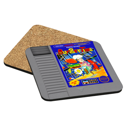 BurgerTime NES Drink Coaster