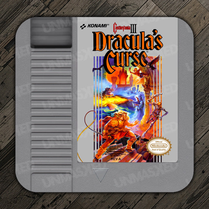 Castlevania III Dracula's Curse NES Drink Coaster