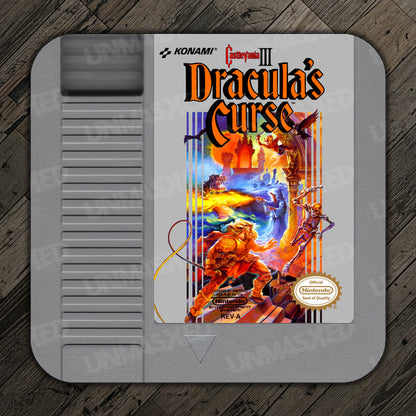 Castlevania III Dracula's Curse NES Drink Coaster